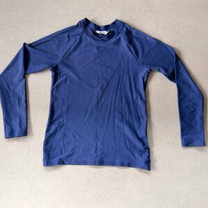 Minnow Navy Long Sleeve Rashguard Size 7/8